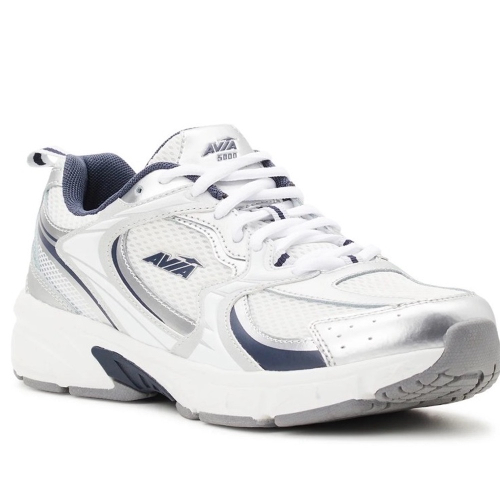 Avia 5000 Performance Sneakers Women's Walking Shoes Silver Blue A51